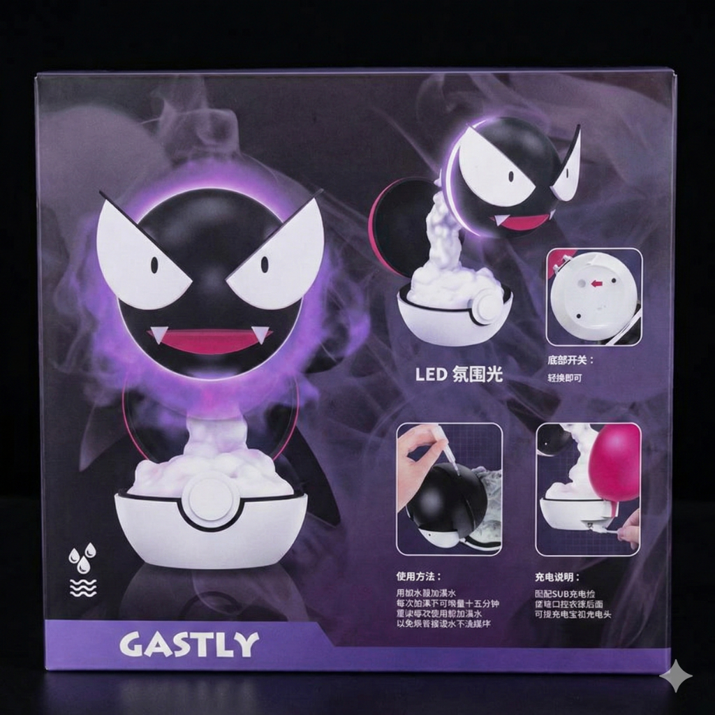 Gastly LED Humidifier Night Ligh